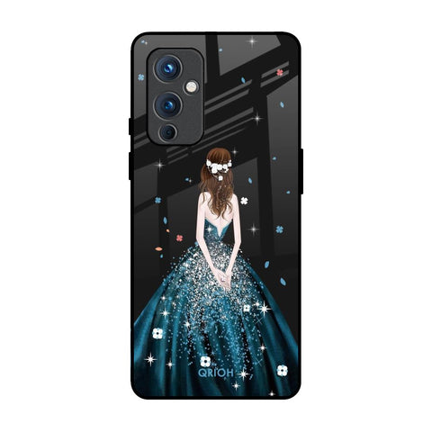 Queen Of Fashion OnePlus 9 Glass Back Cover Online