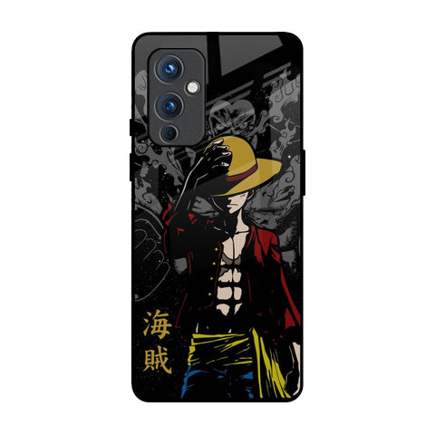 Dark Luffy OnePlus 9 Glass Back Cover Online