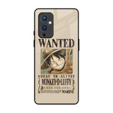 Luffy Wanted OnePlus 9 Glass Back Cover Online