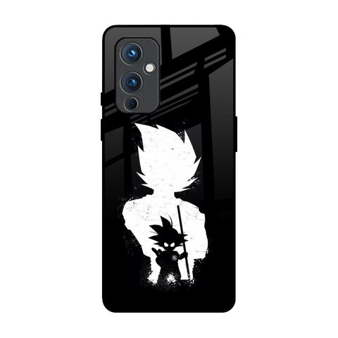 Monochrome Goku OnePlus 9 Glass Back Cover Online