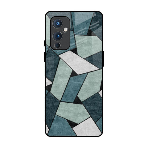 Abstact Tiles OnePlus 9 Glass Back Cover Online