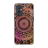 Floral Mandala OnePlus 9 Glass Back Cover Online