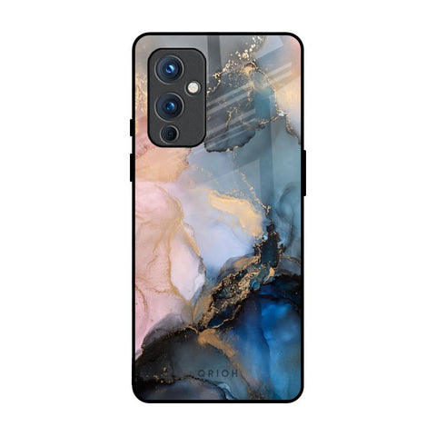 Marble Ink Abstract OnePlus 9 Glass Back Cover Online