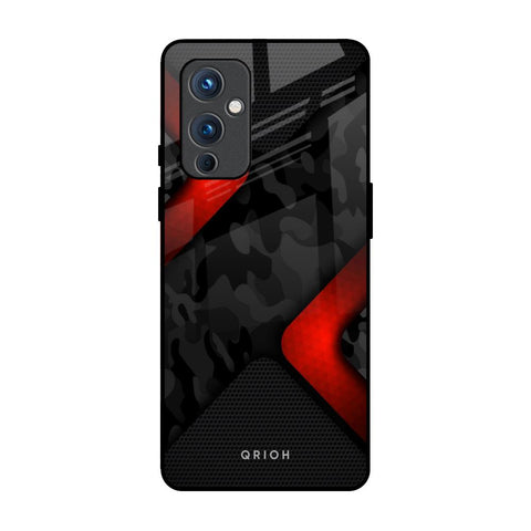 Modern Camo Abstract OnePlus 9 Glass Back Cover Online