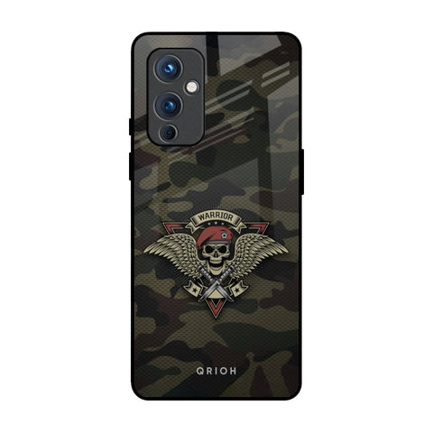 Army Warrior OnePlus 9 Glass Back Cover Online