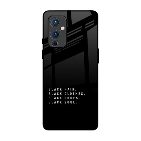 Black Soul OnePlus 9 Glass Back Cover Online