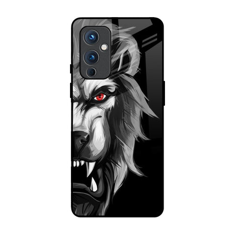 Wild Lion OnePlus 9 Glass Back Cover Online