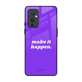 Make it Happen OnePlus 9 Glass Back Cover Online