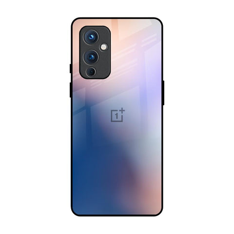 Blue Mauve Gradient OnePlus 9 Glass Back Cover Online