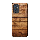 Wooden Planks OnePlus 9 Glass Back Cover Online