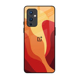 Magma Color Pattern OnePlus 9 Glass Back Cover Online