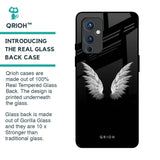 White Angel Wings Glass Case for OnePlus 9