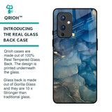 Blue Cool Marble Glass Case for OnePlus 9