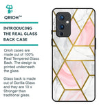 Geometrical Marble Glass Case for OnePlus 9