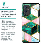 Seamless Green Marble Glass Case for OnePlus 9