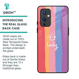 Lucky Abstract Glass Case for OnePlus 9