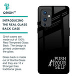 Push Your Self Glass Case for OnePlus 9