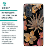 Lines Pattern Flowers Glass Case for OnePlus 9