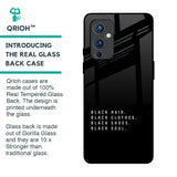 Black Soul Glass Case for OnePlus 9