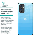 Wavy Blue Pattern Glass Case for OnePlus 9