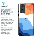 Wavy Color Pattern Glass Case for OnePlus 9