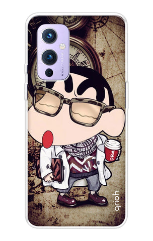 Nerdy Shinchan OnePlus 9 Back Cover