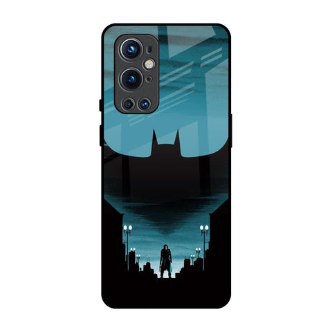 Cyan Bat OnePlus 9 Pro Glass Back Cover Online