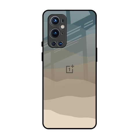 Abstract Mountain Pattern OnePlus 9 Pro Glass Back Cover Online