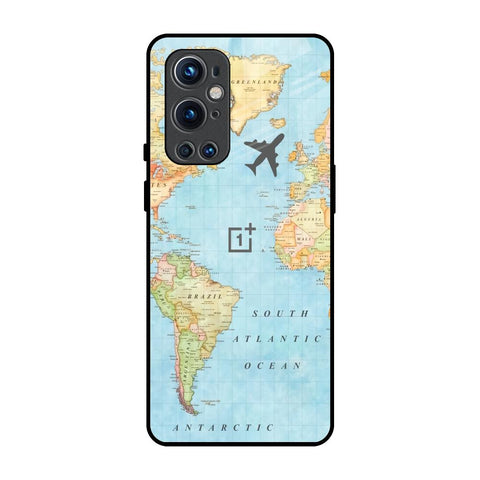 Fly Around The World OnePlus 9 Pro Glass Back Cover Online