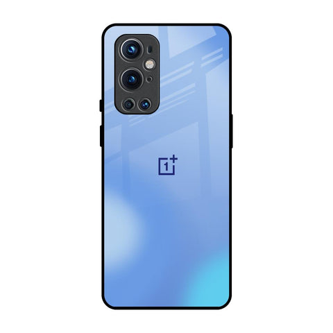 Vibrant Blue Texture OnePlus 9 Pro Glass Back Cover Online