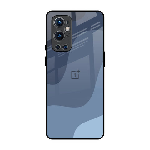Navy Blue Ombre OnePlus 9 Pro Glass Back Cover Online