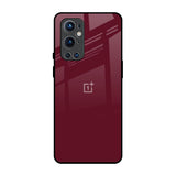 Classic Burgundy OnePlus 9 Pro Glass Back Cover Online