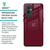 Classic Burgundy Glass Case for OnePlus 9 Pro