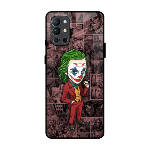 Joker Cartoon OnePlus 9R Glass Back Cover Online