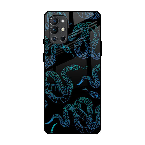 Serpentine OnePlus 9R Glass Back Cover Online