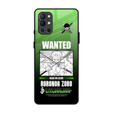 Zoro Wanted OnePlus 9R Glass Back Cover Online