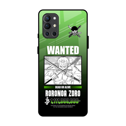 Zoro Wanted OnePlus 9R Glass Back Cover Online