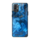 Gold Sprinkle OnePlus 9R Glass Back Cover Online