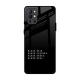 Black Soul OnePlus 9R Glass Back Cover Online