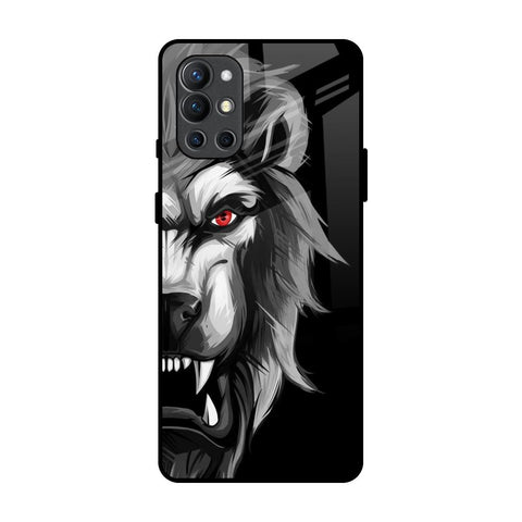 Wild Lion OnePlus 9R Glass Back Cover Online