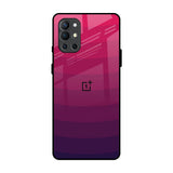 Wavy Pink Pattern OnePlus 9R Glass Back Cover Online