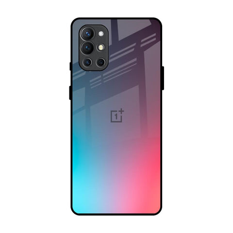 Rainbow Laser OnePlus 9R Glass Back Cover Online