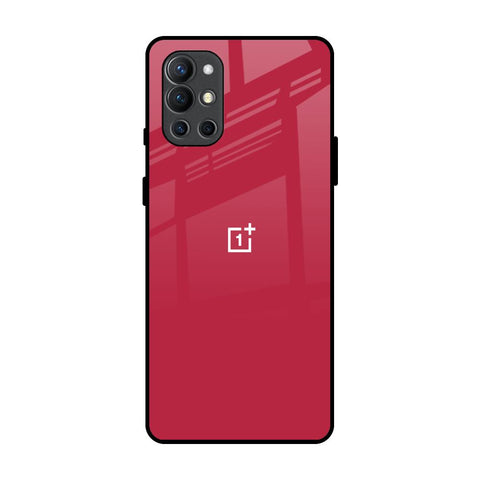 Solo Maroon OnePlus 9R Glass Back Cover Online