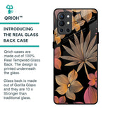 Lines Pattern Flowers Glass Case for OnePlus 9R