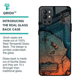 Geographical Map Glass Case for OnePlus 9R