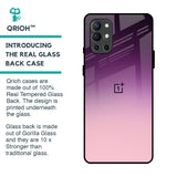 Purple Gradient Glass case for OnePlus 9R