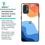 Wavy Color Pattern Glass Case for OnePlus 9R