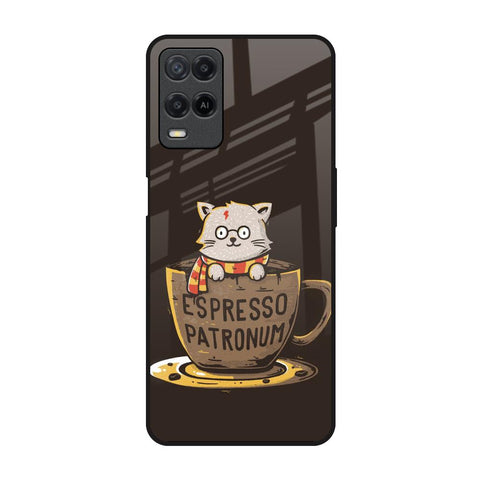 Tea With Kitty Realme 8 Glass Back Cover Online