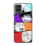 Anime Sketch Realme 8 Glass Back Cover Online