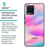 Colorful Waves Glass case for Realme 8